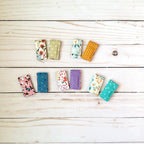 Set of 2 Magnetic Fabric Bookmarks