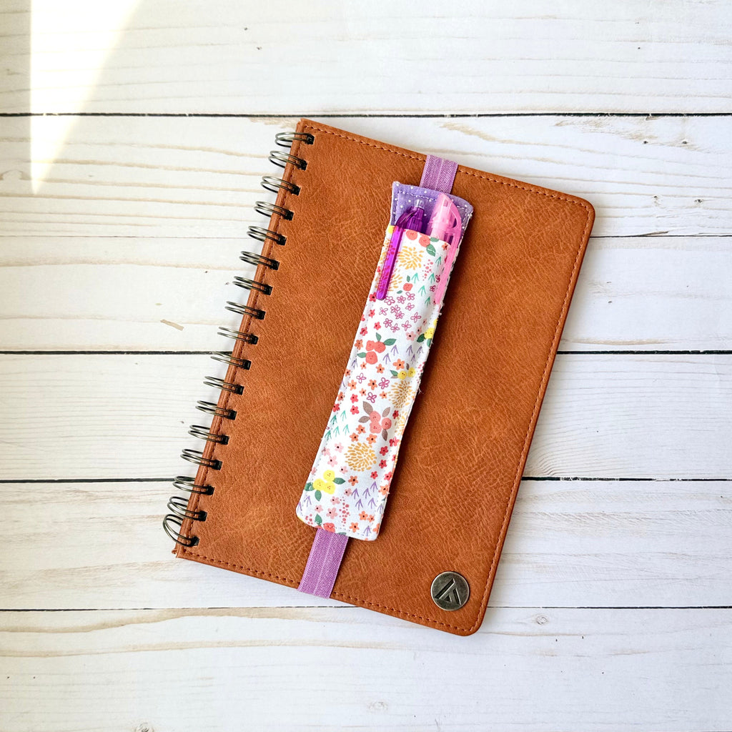 Fabric Bookmark with Elastic and Penholder