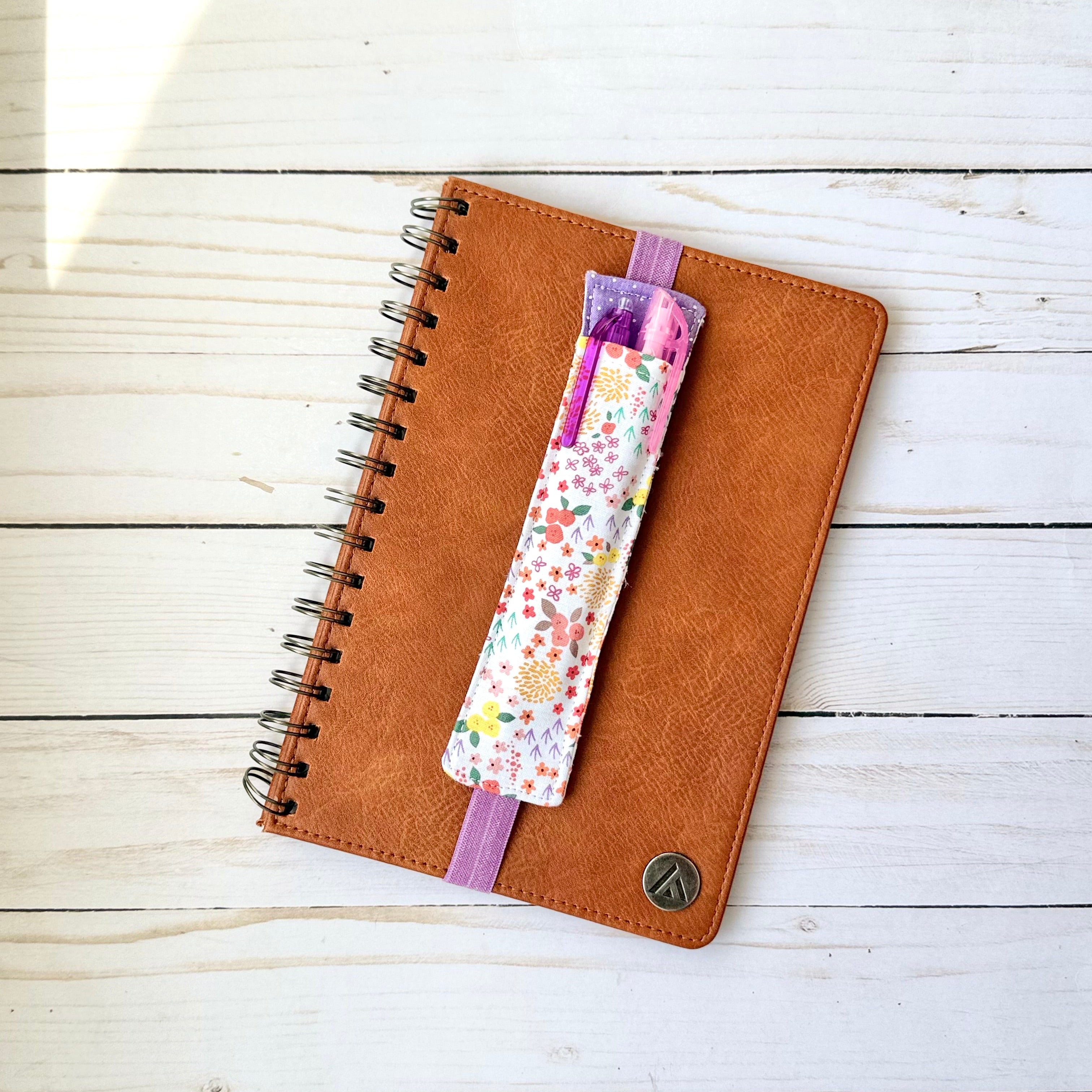 Fabric Bookmark with Elastic and Penholder