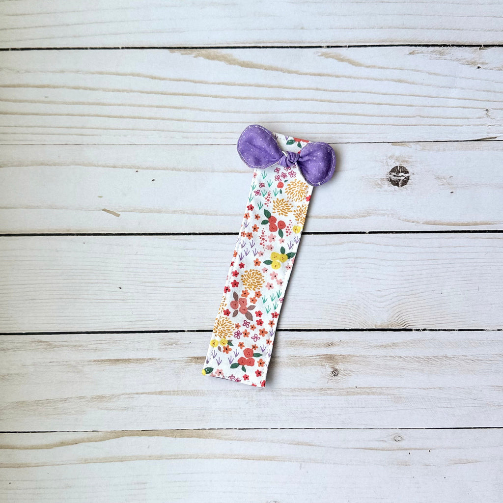 Fabric Bookmark with Bow