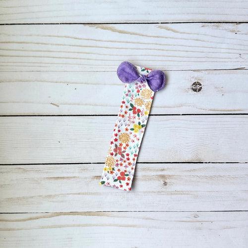 Fabric Bookmark with Bow