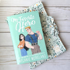 Quilted Fabric Book Sleeve with Magnetic Clasp and Bow