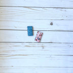 Set of 2 Magnetic Fabric Bookmarks