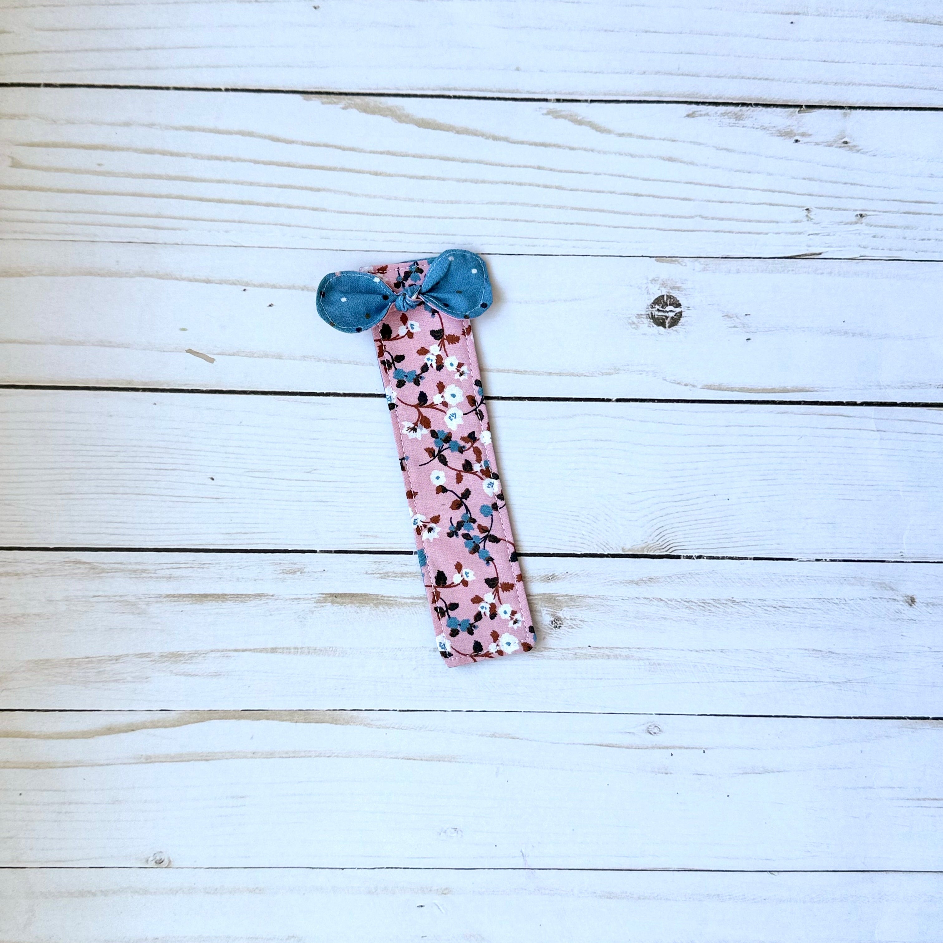 Fabric Bookmark with Bow