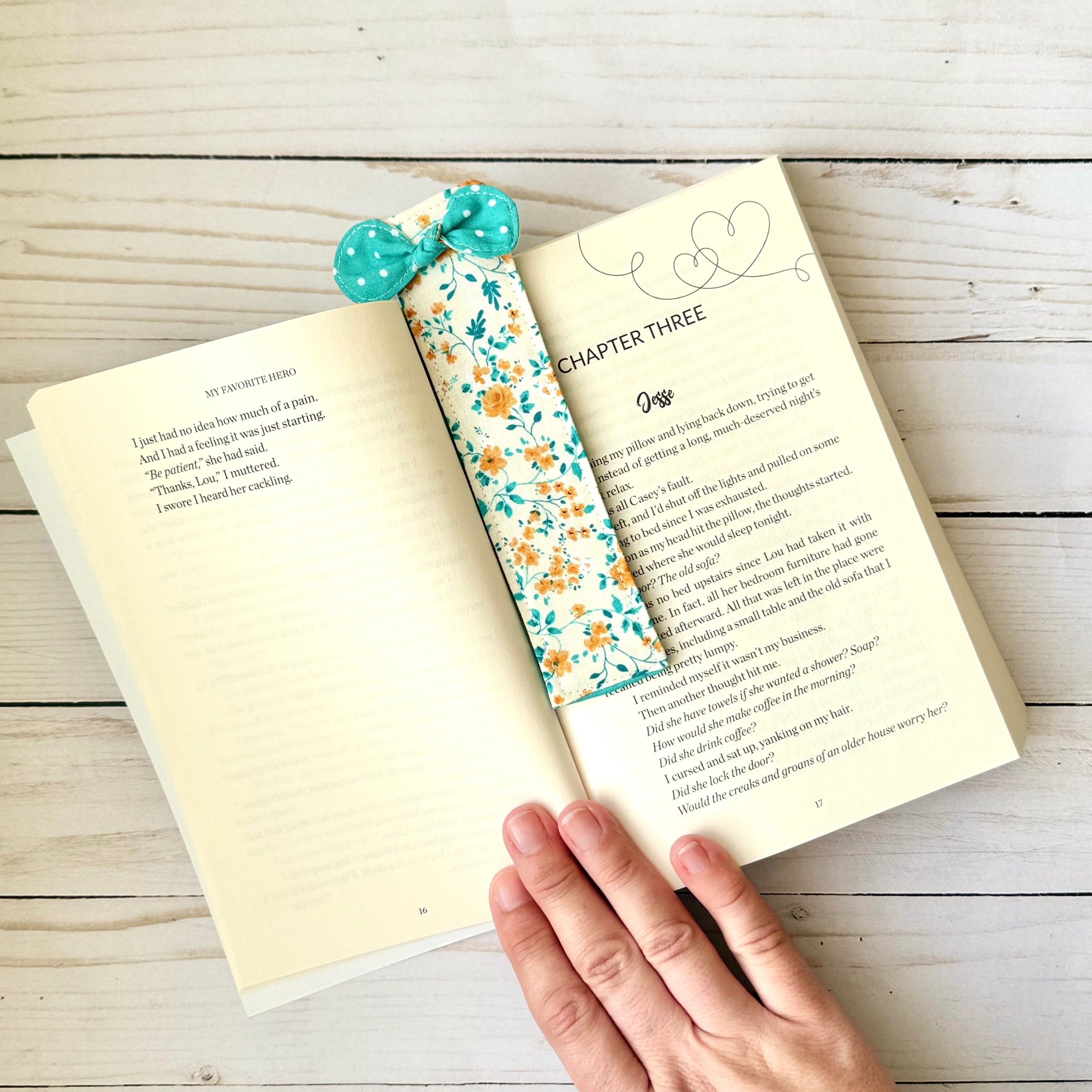 Fabric Bookmark with Bow