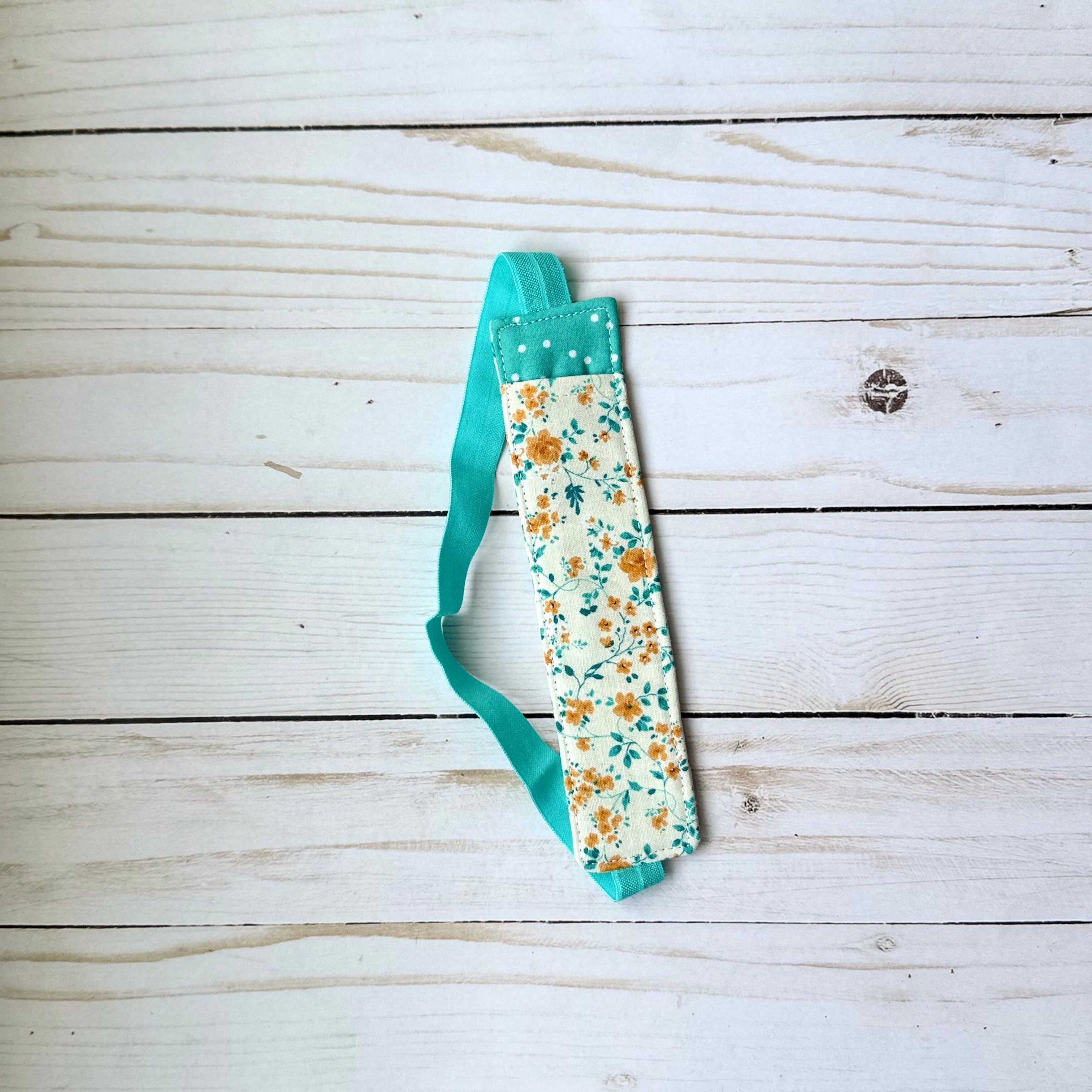 Fabric Bookmark with Elastic and Penholder