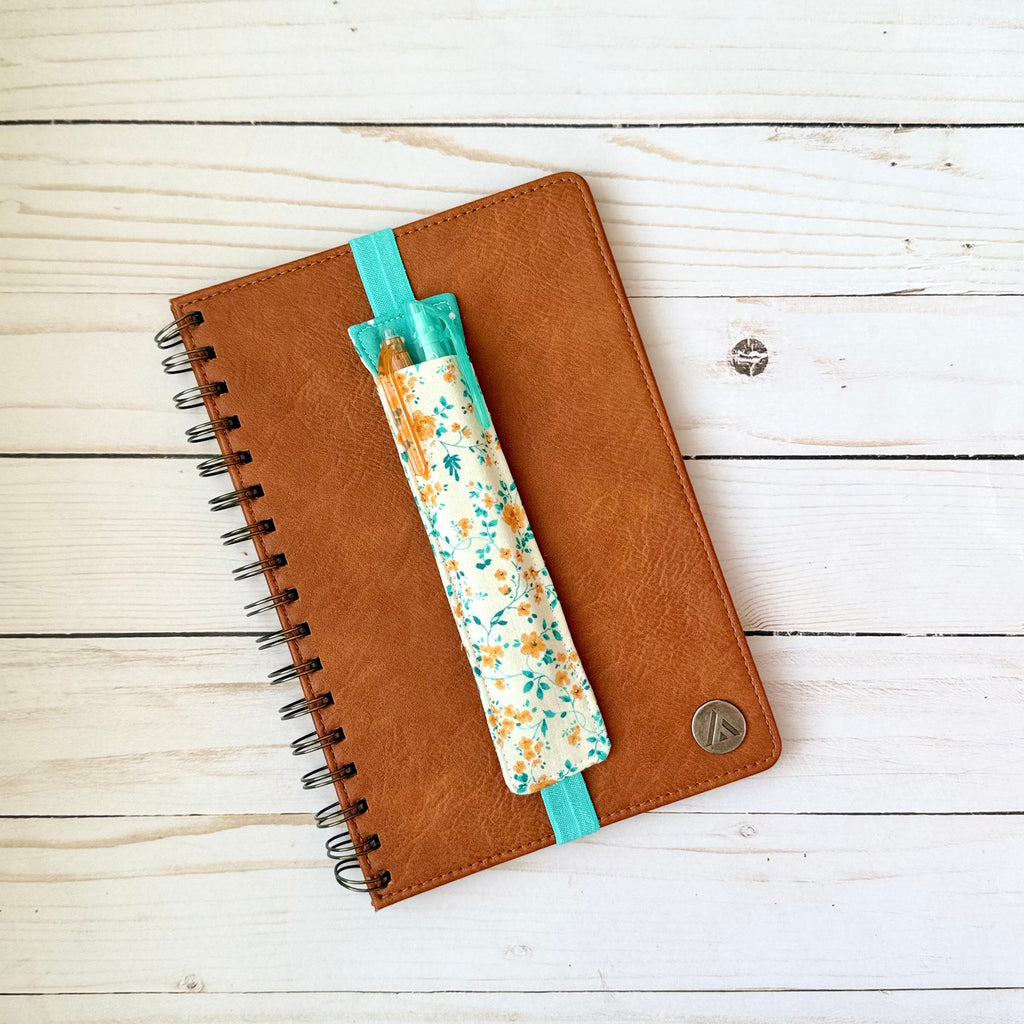 Fabric Bookmark with Elastic and Penholder