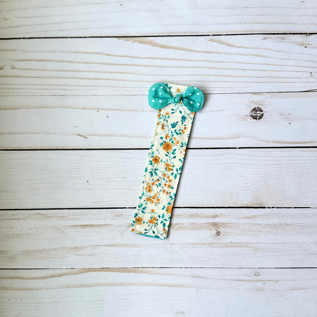 Fabric Bookmark with Bow