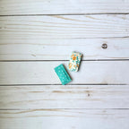 Set of 2 Magnetic Fabric Bookmarks