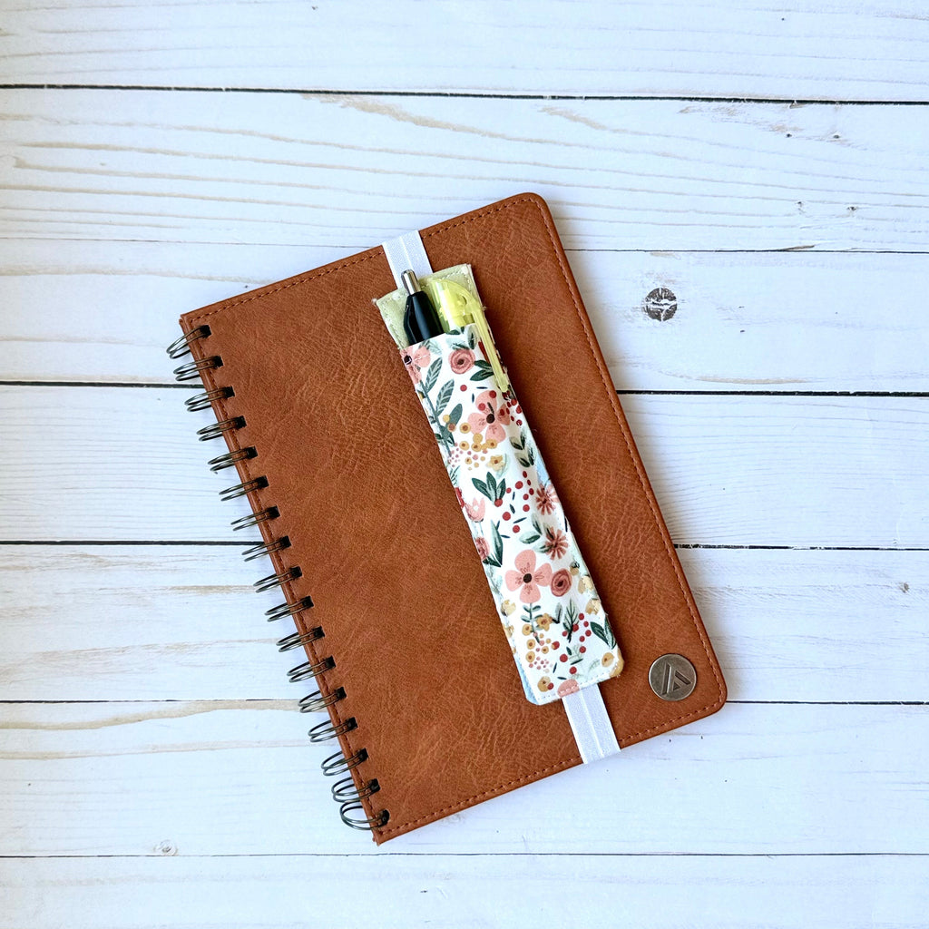 Fabric Bookmark with Elastic and Penholder