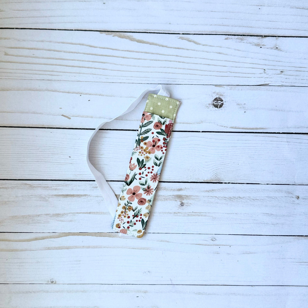 Fabric Bookmark with Elastic and Penholder