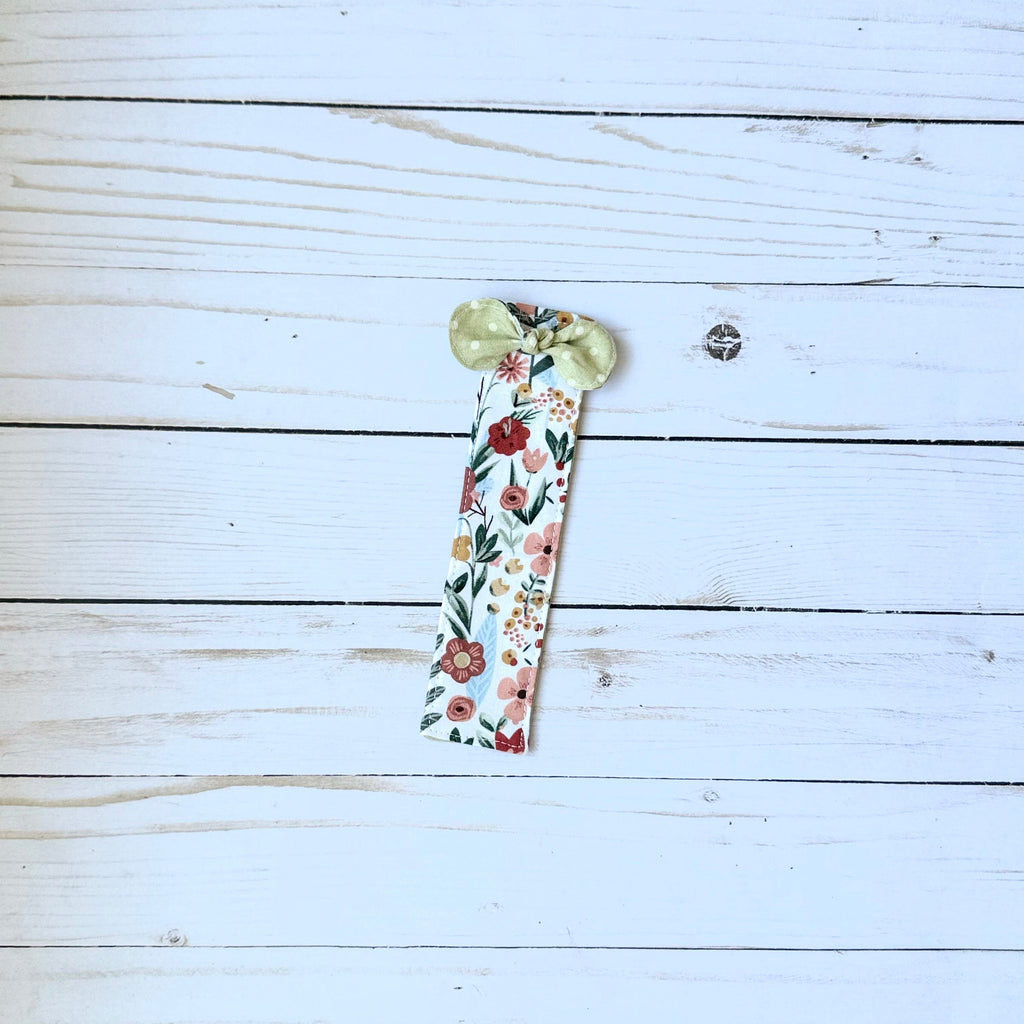 Fabric Bookmark with Bow