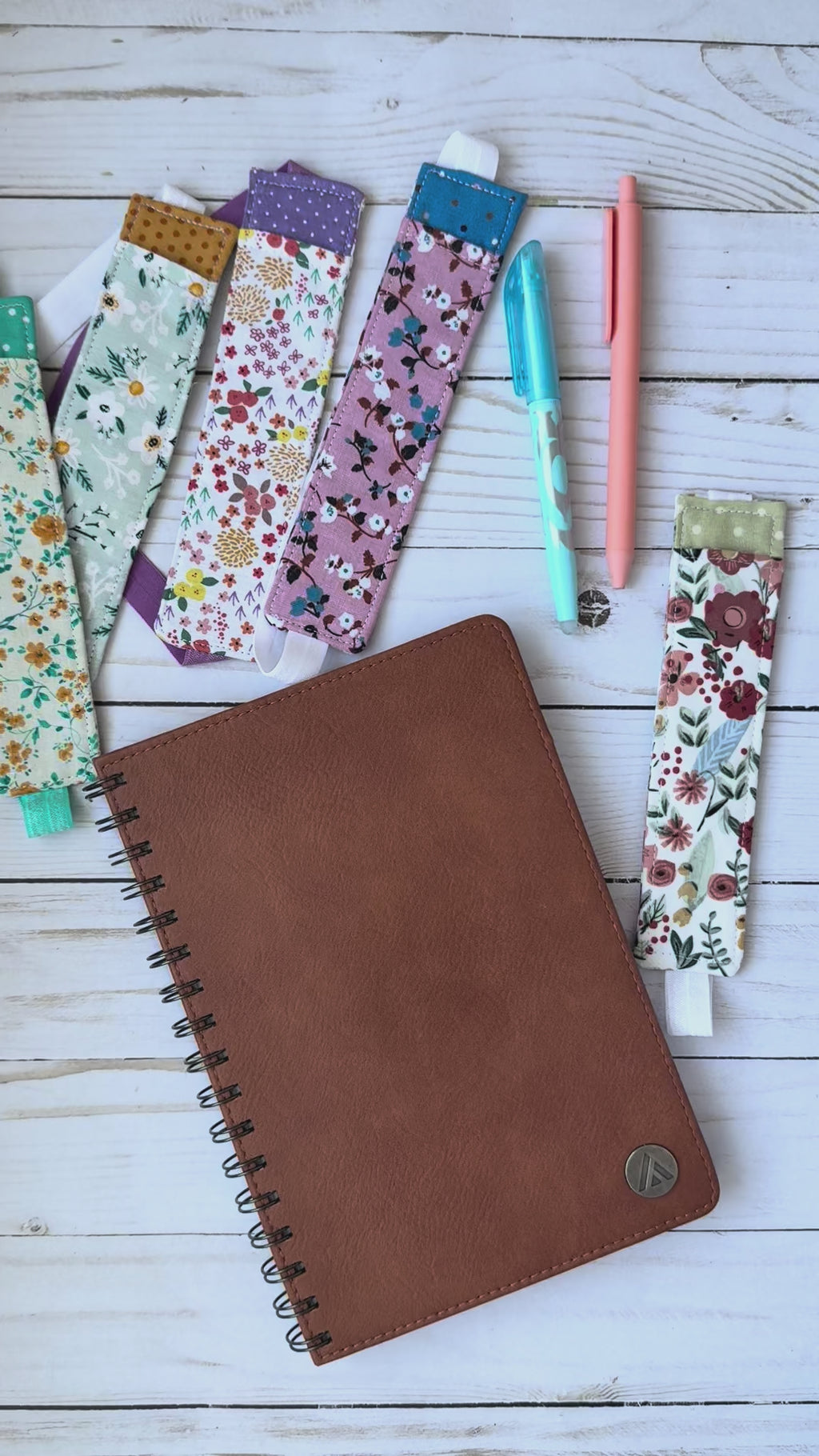 Fabric Bookmark with Elastic and Penholder